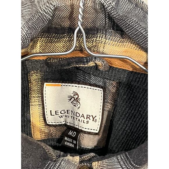 Legendary Whitetails Knit Lined Shacket Multi Plaid Mens M - Picture 3 of 3